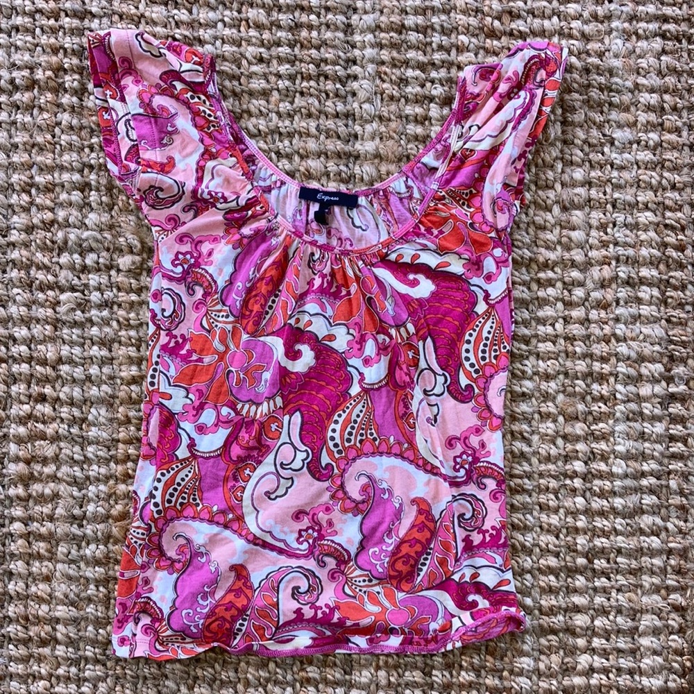 pink dressy top